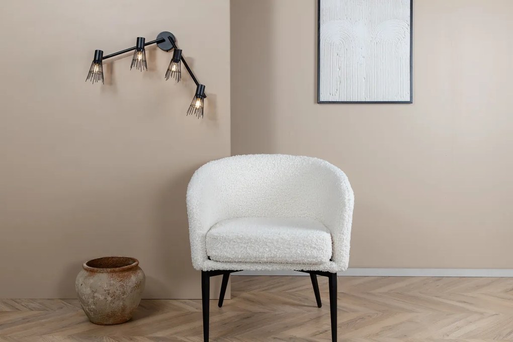 Jörn Verstelbare Wandlamp - Mida - Zwart - Jörn