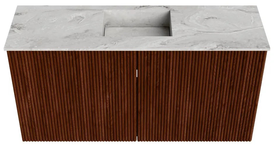 Mondiaz Joya DLux 80cm toiletmeubel ruby met wastafel faye midden zonder kraangat glace