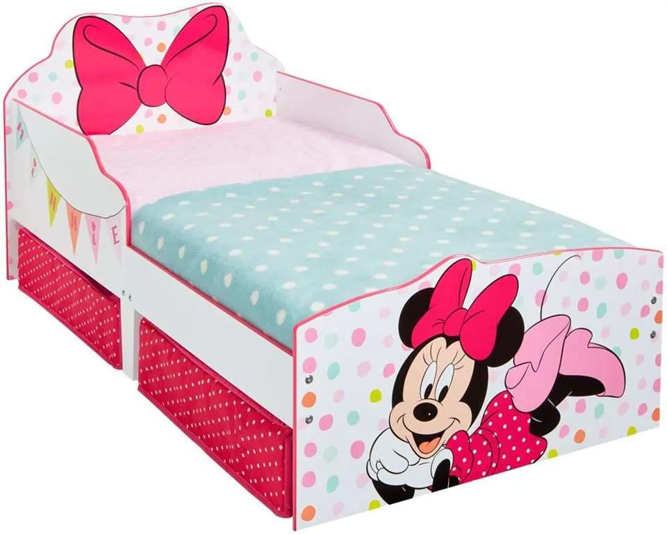 Bed Disney Minnie Mouse - wit/roze - 142x77x63 cm - Leen Bakker