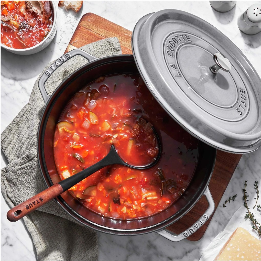 Staub La Cocotte Cocotte 28 cm / 6,75 l, Rond, Grafietgrijs - La Cocotte - Staub