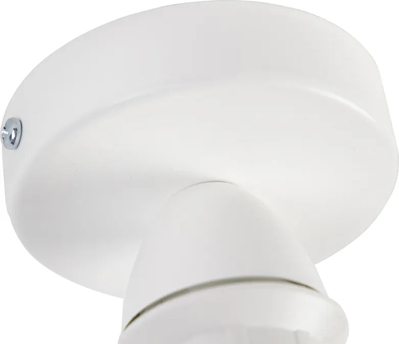 Moderne plafondlamp met taupe kap 35 cm - Combi