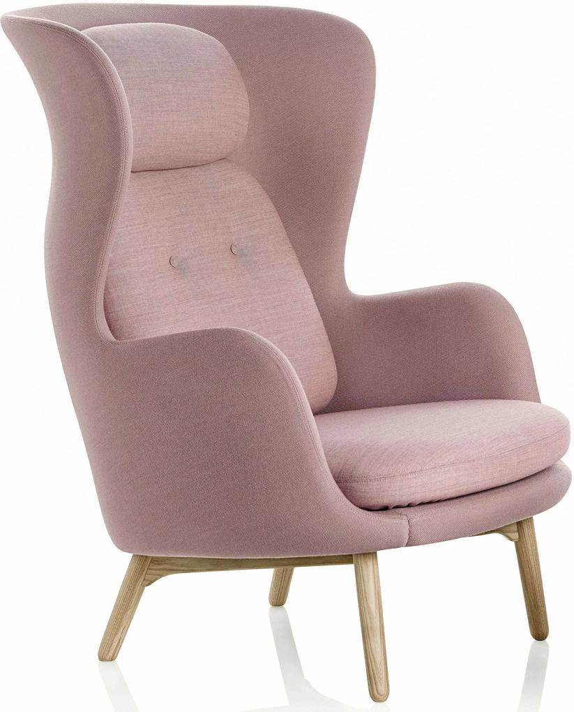 Fritz Hansen RO JH2 Chair loungestoel designers selection lichtgroze