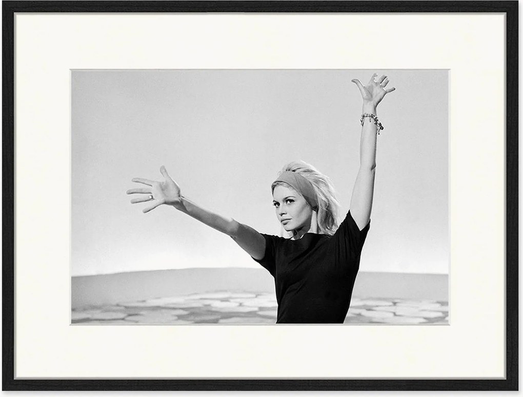 Ingelijste digitale print Brigitte Bardot All Your Wishes