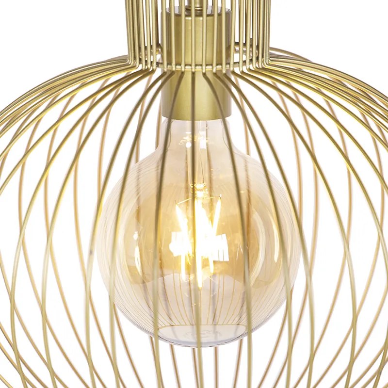 Design hanglamp goud - Wire Bake