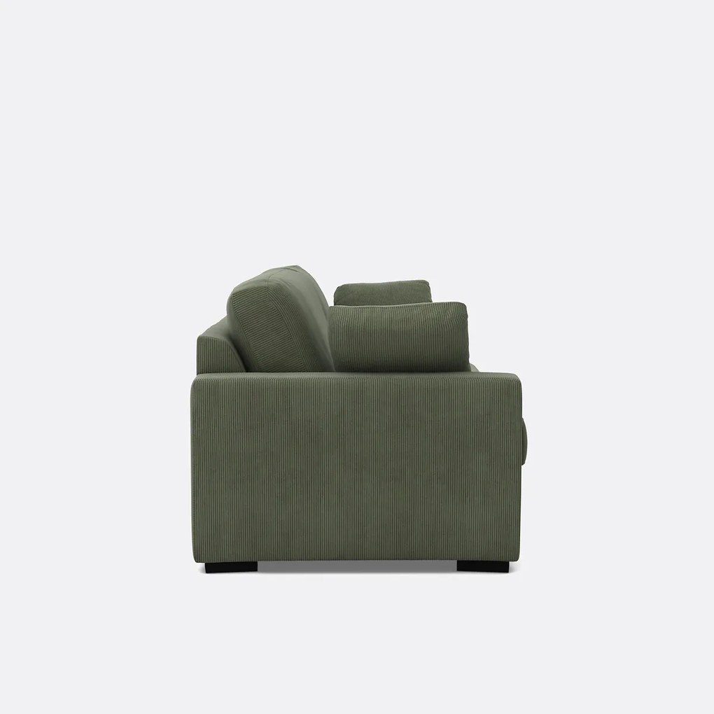 Slaapbank van fijn ribfluweel, Bultex, Timor