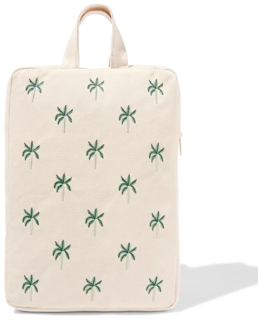 HEMA Laptoptas Canvas Palmboom