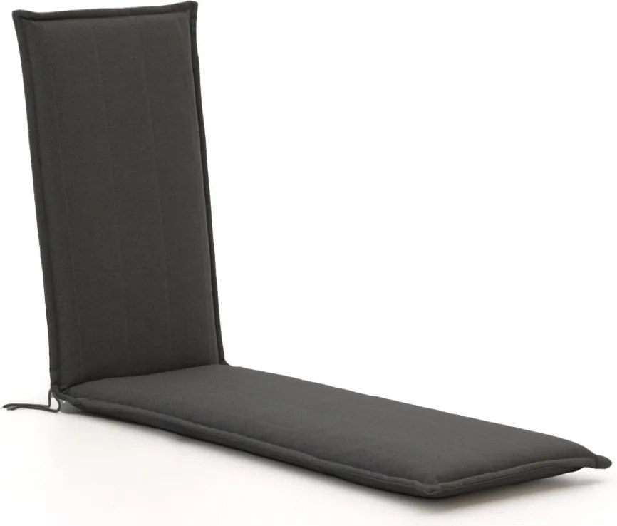 Deckchair kussen | Grijs-Antraciet  | Polyester/Polypropyleen | Madison | 200x50cm | Kees Smit Tuinmeubelen