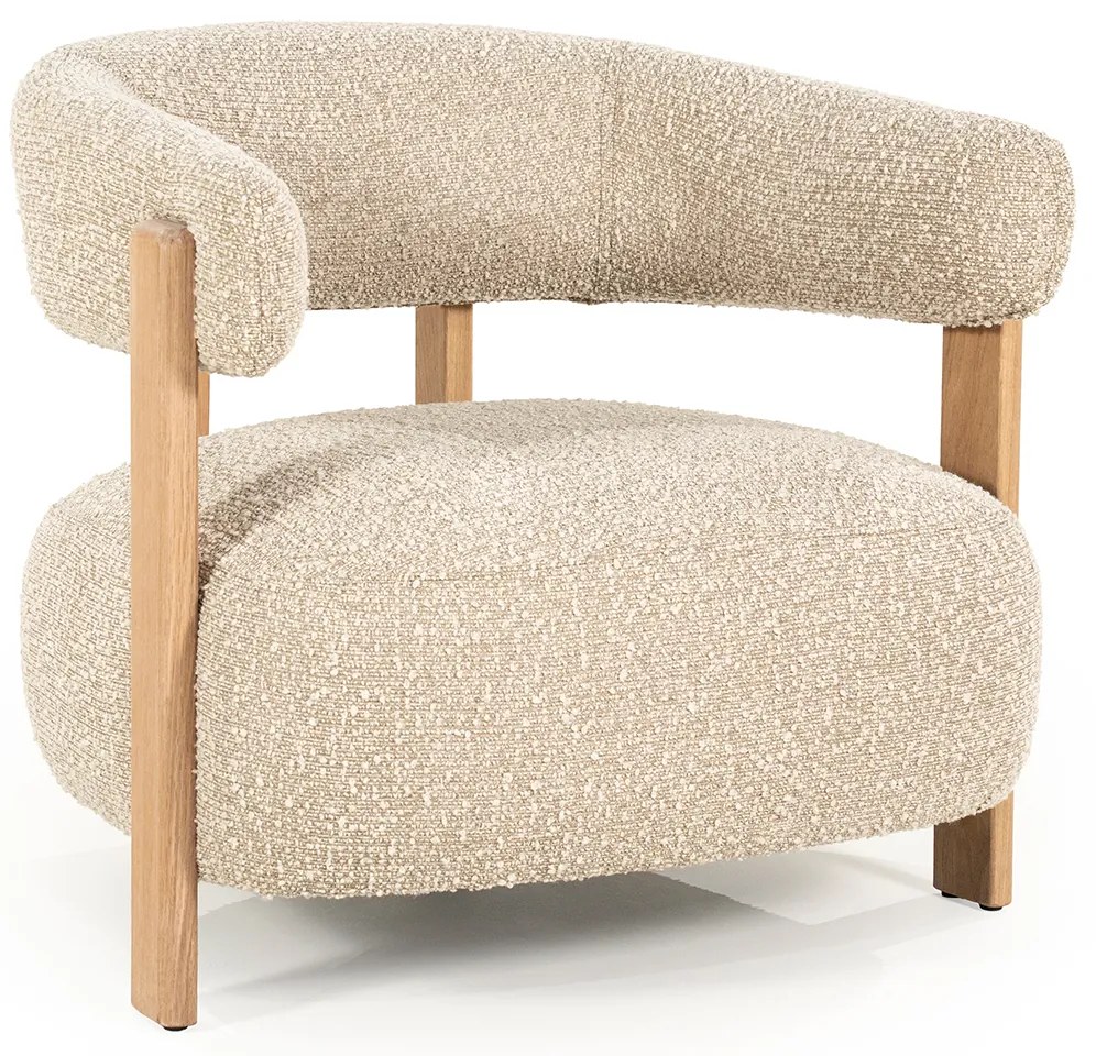 Armleuningstoel Boucle Taupe
