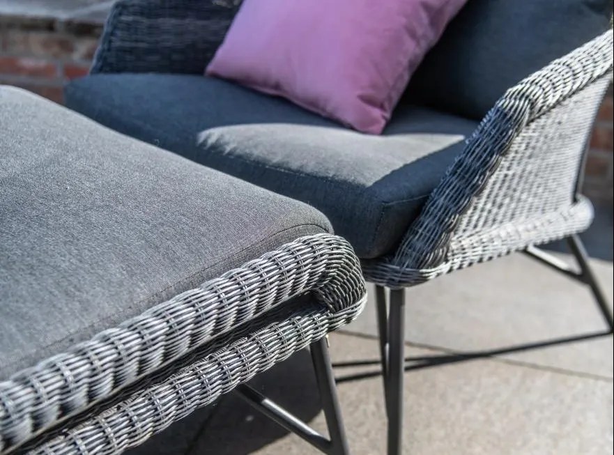 4 Seasons Outdoor Samoa Loungeset SALE  Loungeset    antraciet weerbestendig