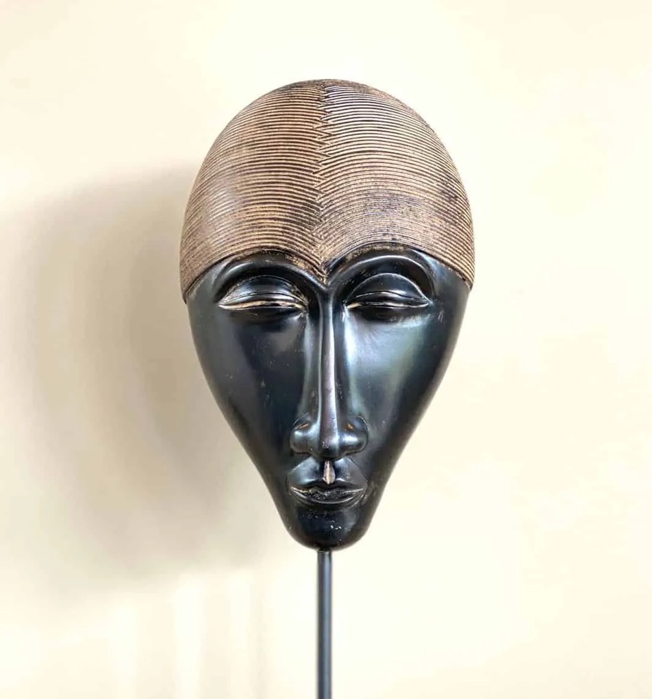 Ornament polystone - ornament Chamon, smal - ornament bruin
