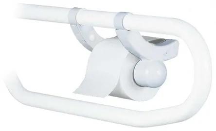 Handicare Linido toiletrolhouder met een hand te bedienen wit LI2618000602