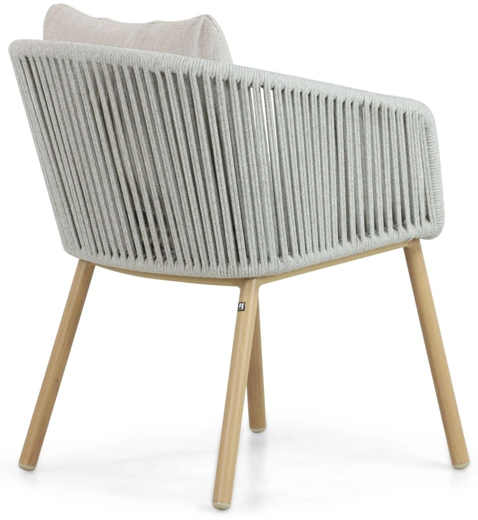 Tuinstoel Aluminium/rope Grijs-antraciet Lifestyle Garden Furniture Bloom