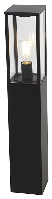 Smart staande buitenlamp zwart 80 cm incl. Wifi ST64 - Charlois