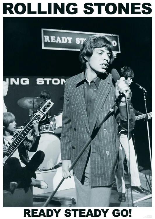 Poster Rolling Stones - Ready Steady Go, (59.4 x 84.1 cm)