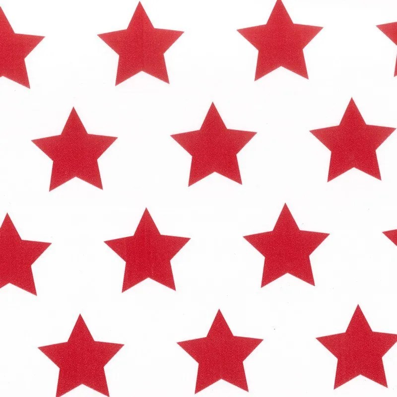 Tafelzeil Big Star Red