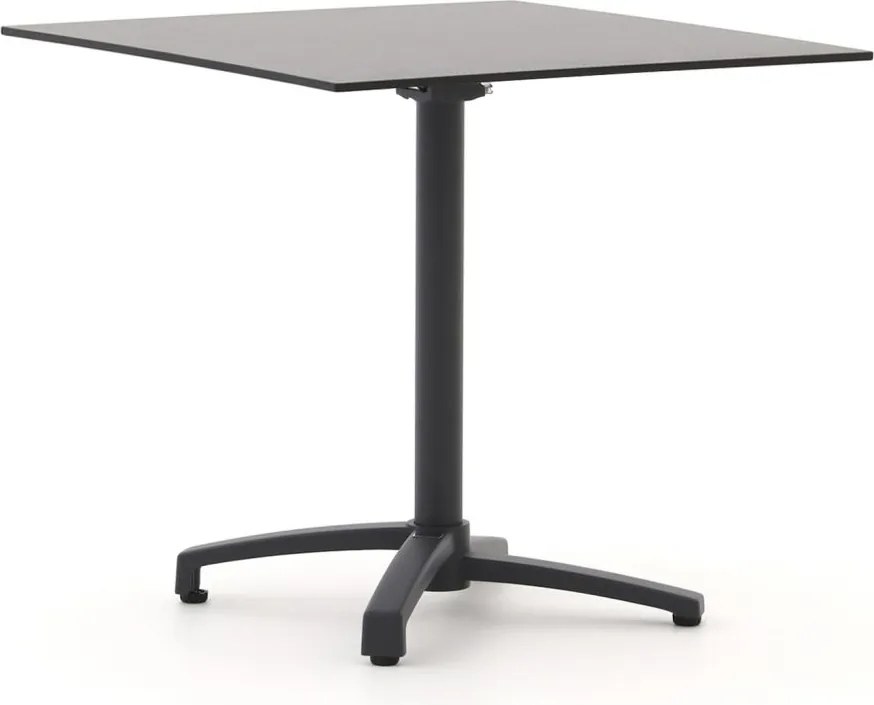 Inklapbare tafel Bellagio  | Vierkant  | Tuintafel Kunststof | 80x80cm | 2 personen | Kees Smit Tuinmeubelen