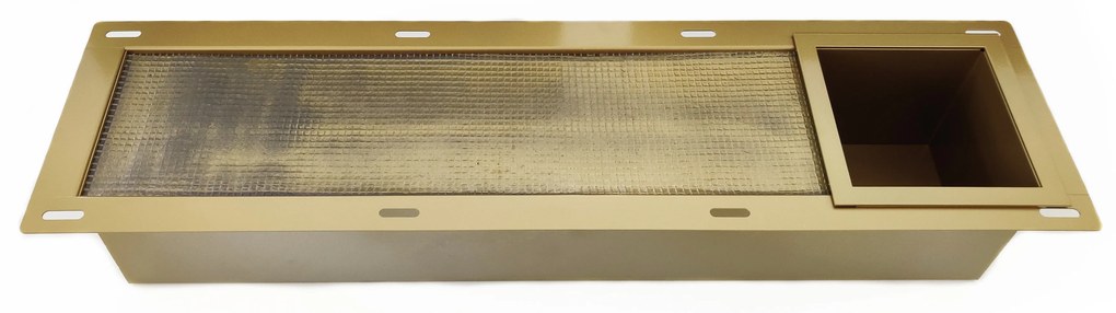 Mueller mat goud inbouw reserve rolhouder rvs