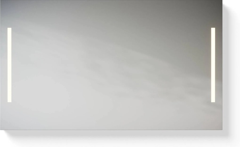 Looox M-Line spiegel 120x70 cm.verlichting l+r en verwarming