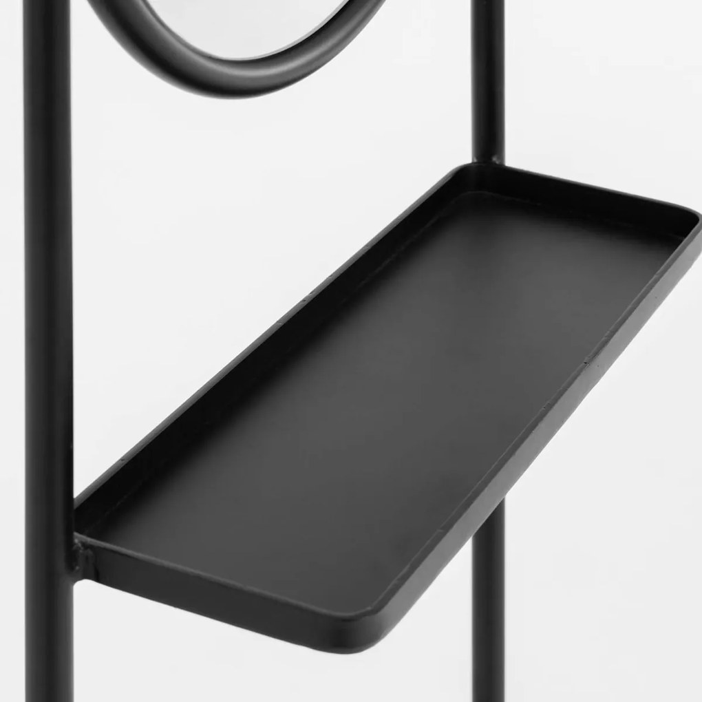 Kave Home Zelma Ovale Leun Spiegel Met Plankje - 41x184cm