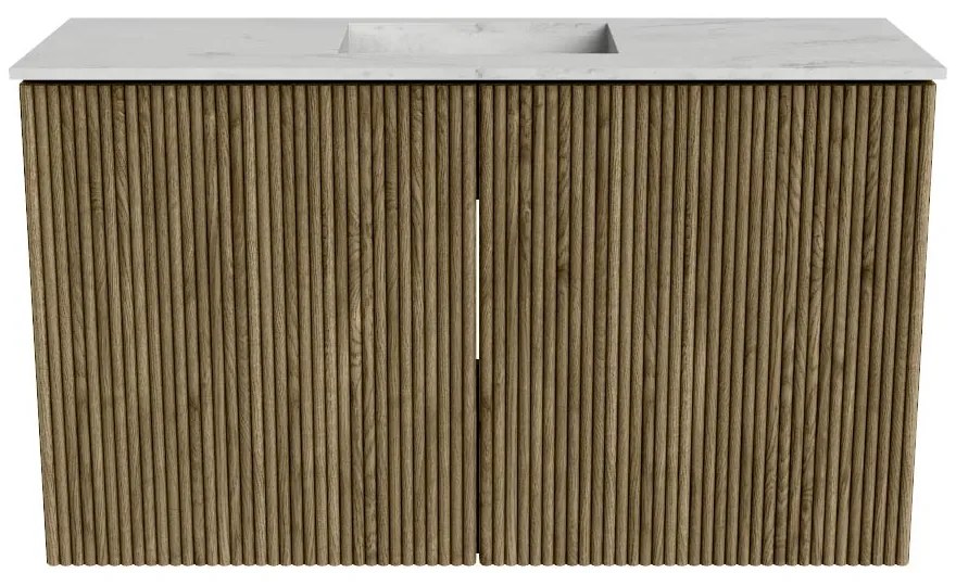 Mondiaz Joya DLux 70cm toiletmeubel dusk met wastafel faye midden 1 kraangat opalo