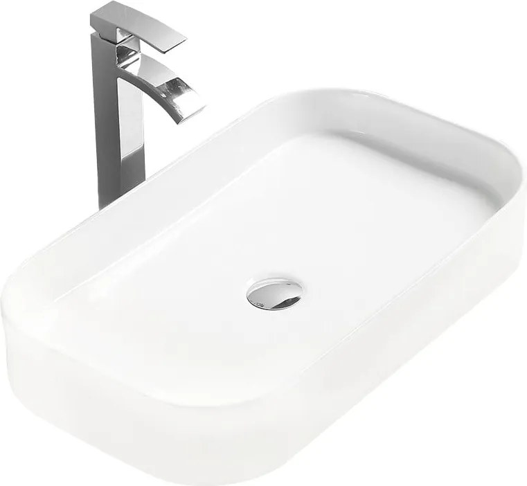 Mexen Alessia opbouwwastafel 75 x 38 cm, wit - 21577500