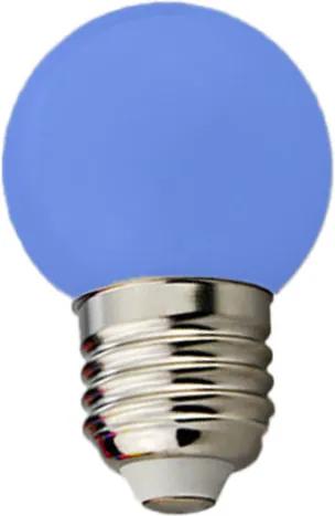 E27 LED Lamp G45 1.5W Blauw