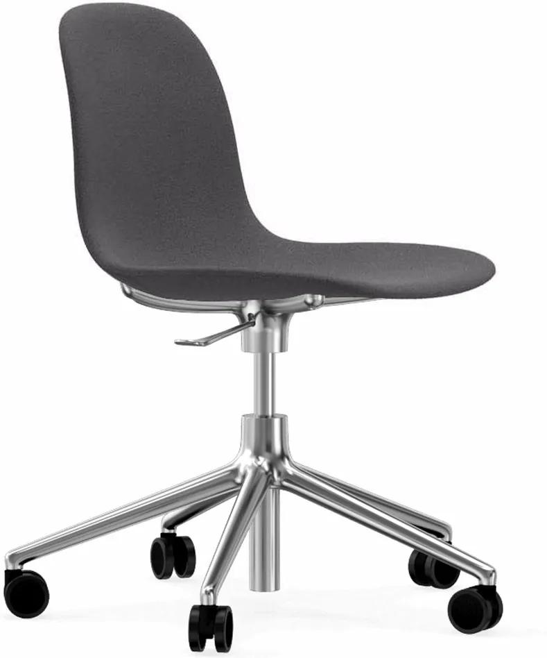 Normann Copenhagen Form Chair Bureaustoel Met Aluminium Onderstel Fame Hybrid 1201 Grijs