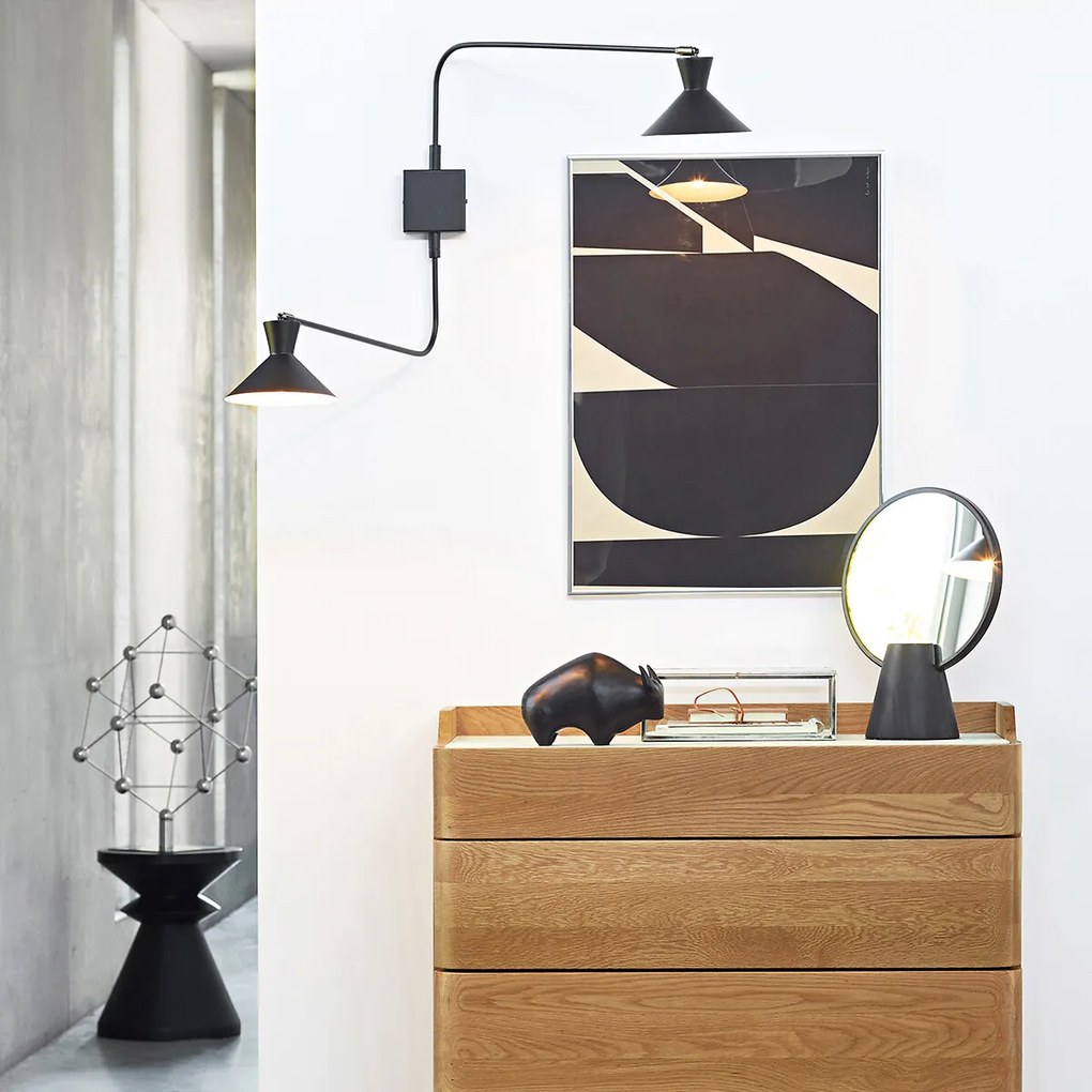 Wandlamp 2 armen, Voltige