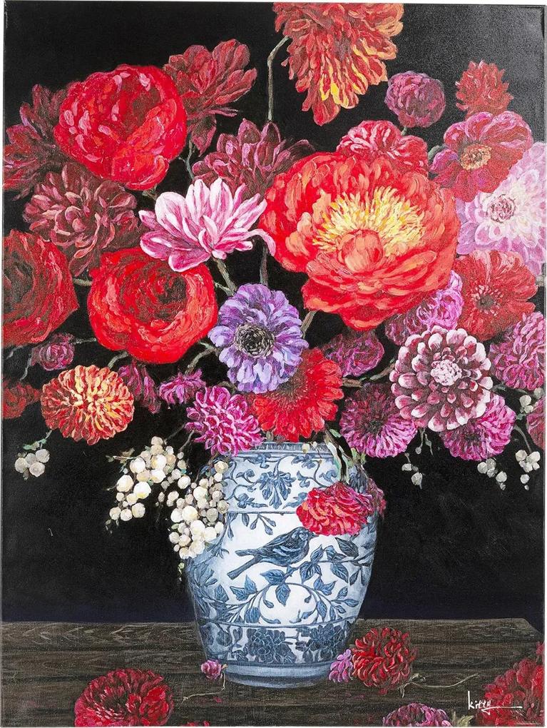 Kare Design Touched Flower Explosion Bloemenvaas Schilderij