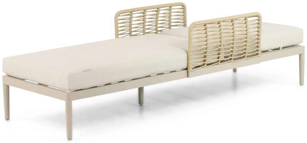 Coco Ibiza Ligbed Aluminium/wicker Taupe