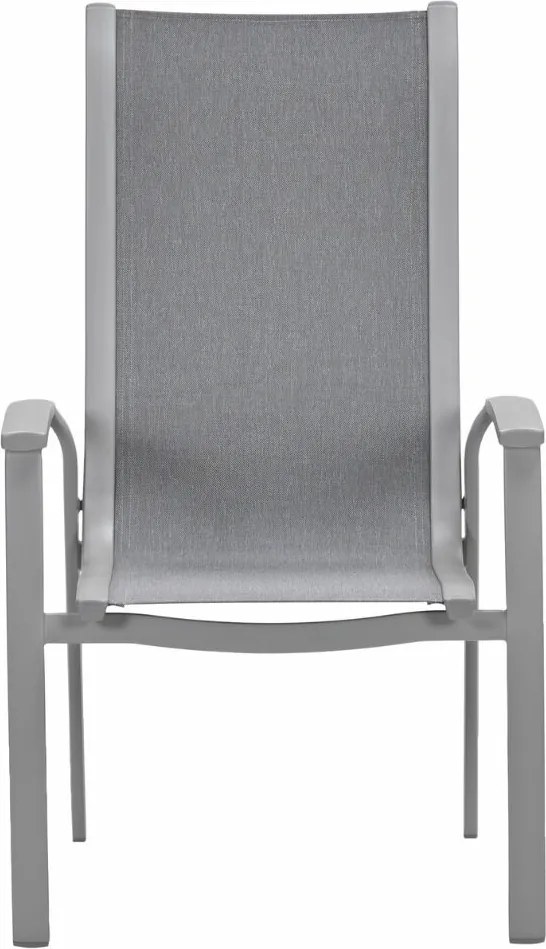 Garden Impressions Hilly tuinstoel stapelbaar taupe - 2 stuks