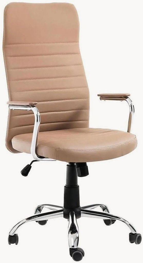 Kunstleren bureaustoel Wichita, in hoogte verstelbaar