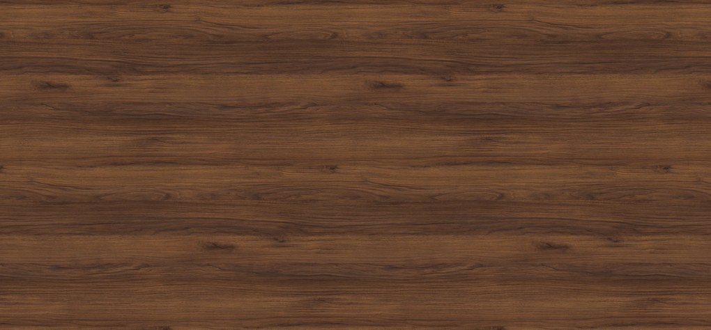Muebles Ezra badmeubel ribbelfront 120cm walnoot met wit toppaneel zonder waskom