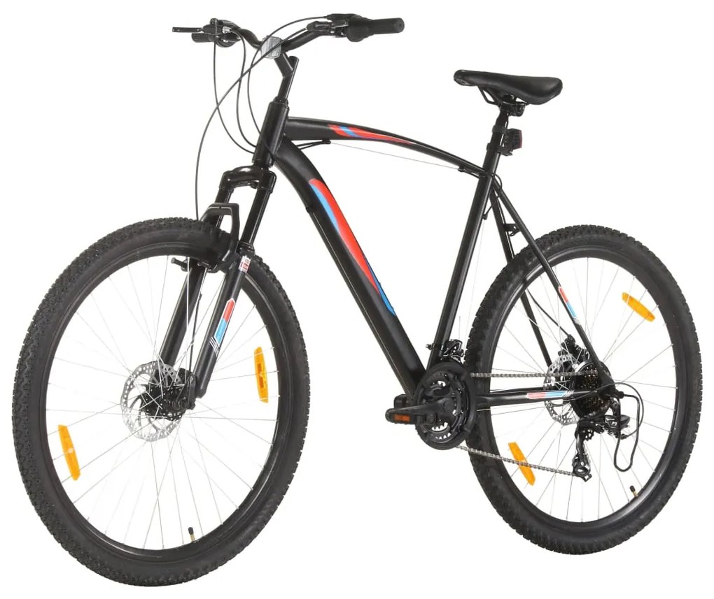 vidaXL Mountainbike 21 versnellingen 29 inch wielen 53 cm frame zwart