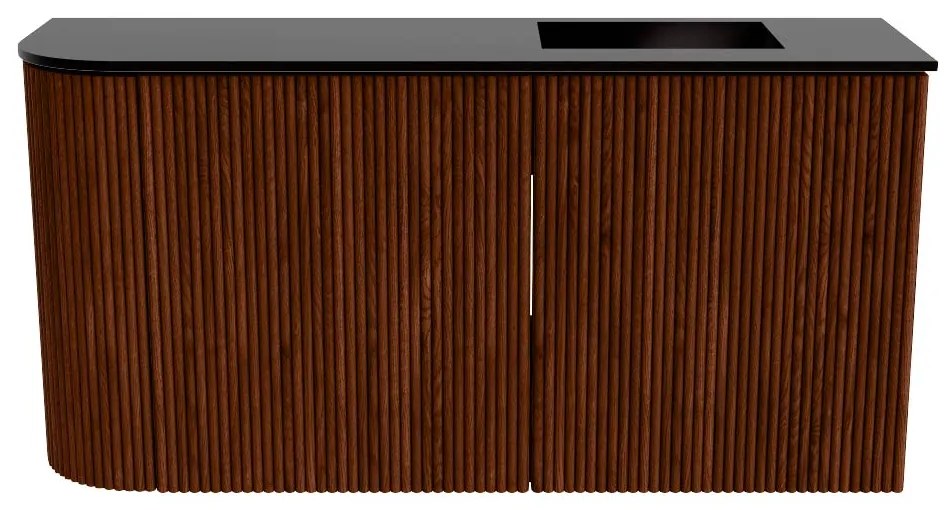 Mondiaz Joya 80cm toiletmeubel ronding links ruby met wastafel faye rechts 1 kraangat urban