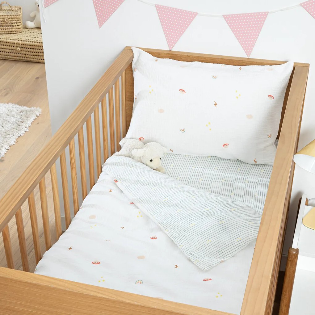 Dekbedovertrek baby, tetra, planetenprint, DIEGO