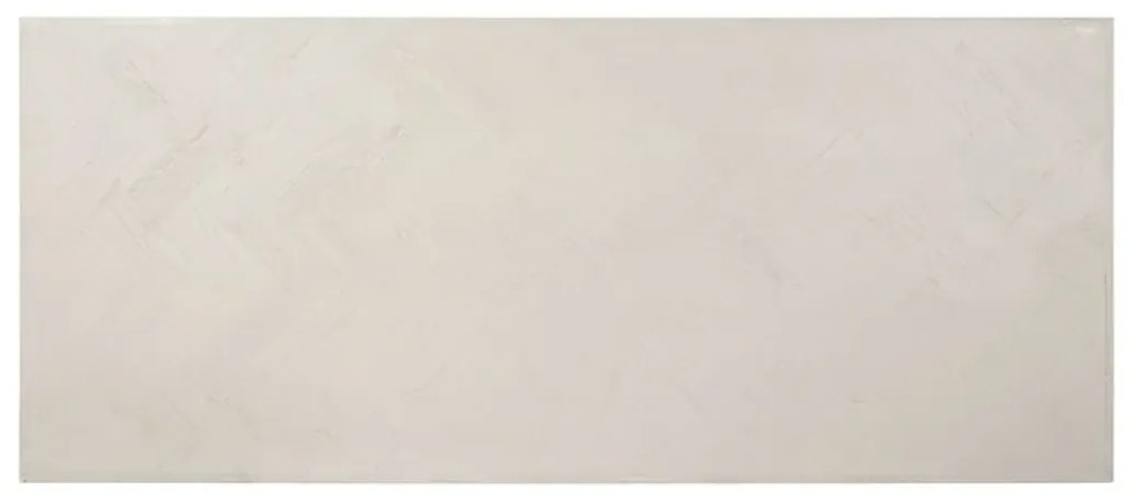 Richmond Interiors Whitebone Witte Visgraat Eettafel Met Messing - 235 X 100cm.