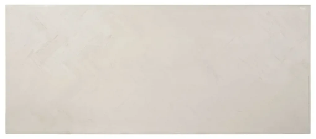 Richmond Interiors Whitebone Witte Visgraat Eettafel Met Messing - 235 X 100cm.