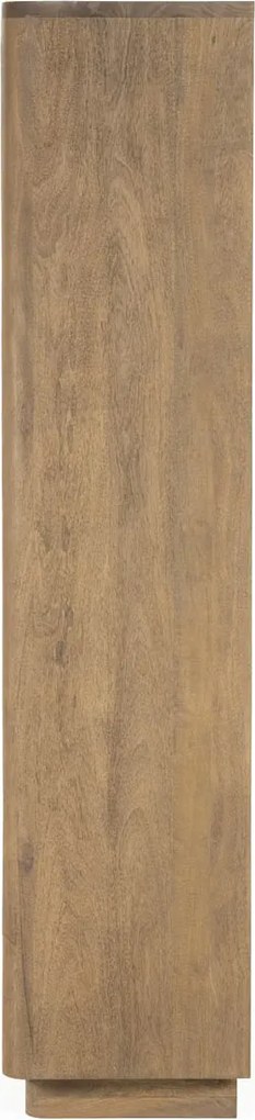 Houten Kast Met Vakken En Deuren - 100x40x180cm.