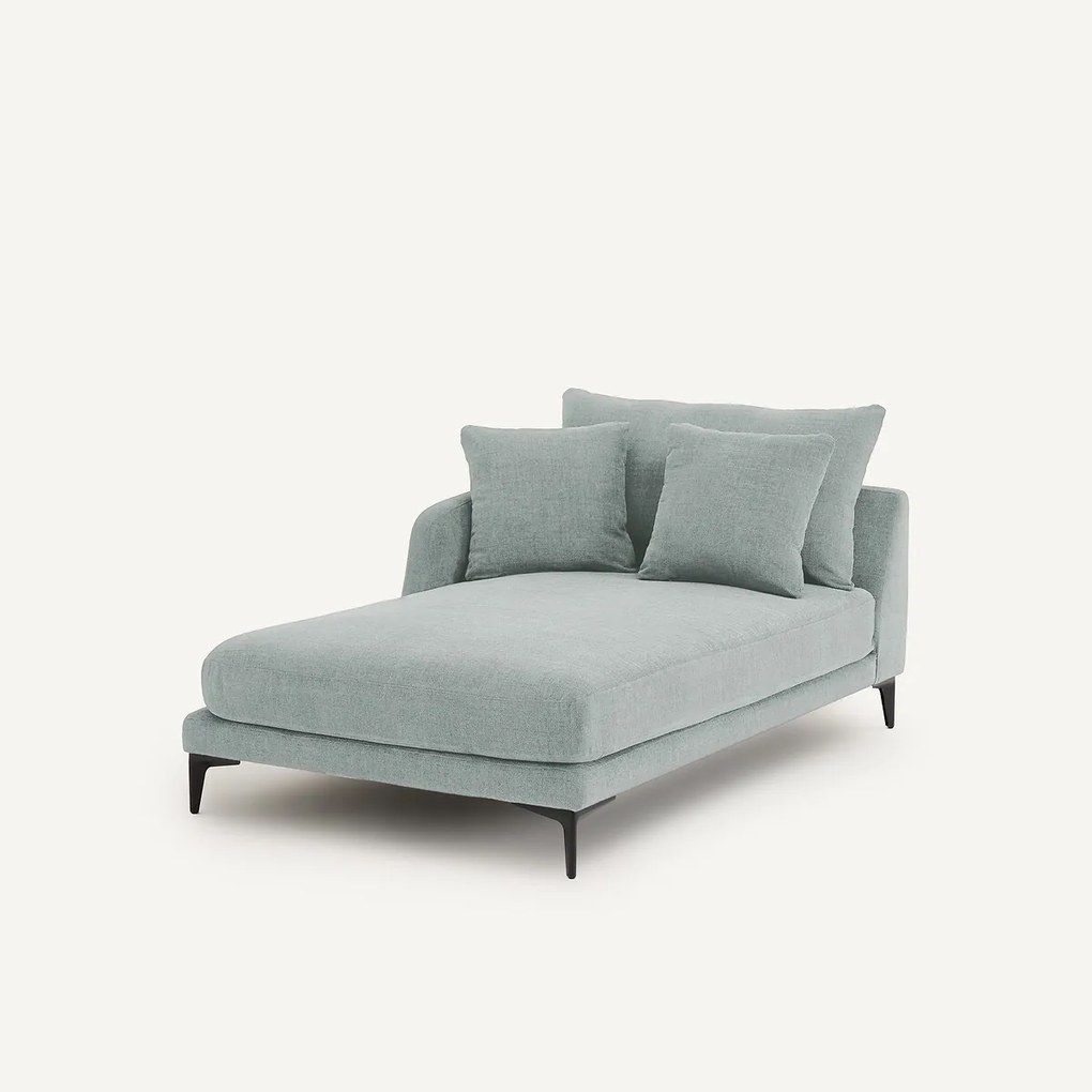 Longchair van gevlochten polyester, MODERNISTE, ontwerp Emmanuel Gallina