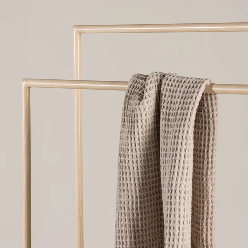 Dubbel Frame Kledingrek Whitewash