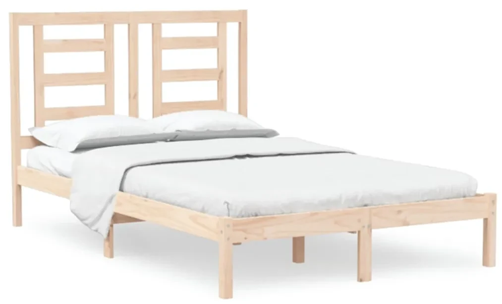 vidaXL Bedframe massief hout 120x190 cm 4FT Small Double