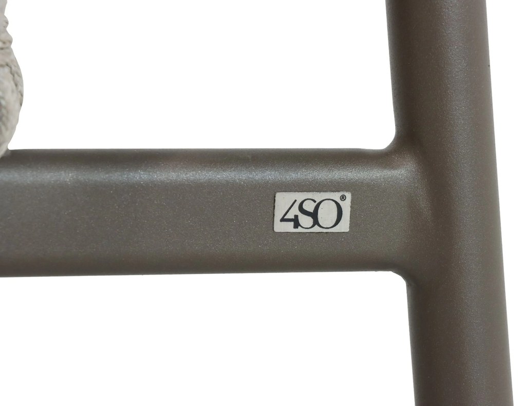 Stoel en Bank Loungeset 5 personen Aluminium/rope Taupe 4 Seasons Outdoor Allora/Salerno