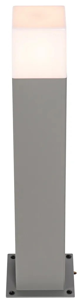 Moderne staande buitenlamp grijs 50 cm IP44 - Denmark