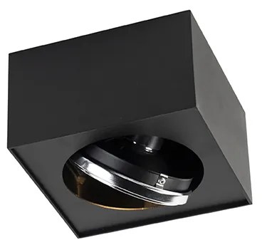 Design opbouwSpot / Opbouwspot / Plafondspot zwart draai- en kantelbaar - Kaya Modern G9 vierkant Binnenverlichting Lamp