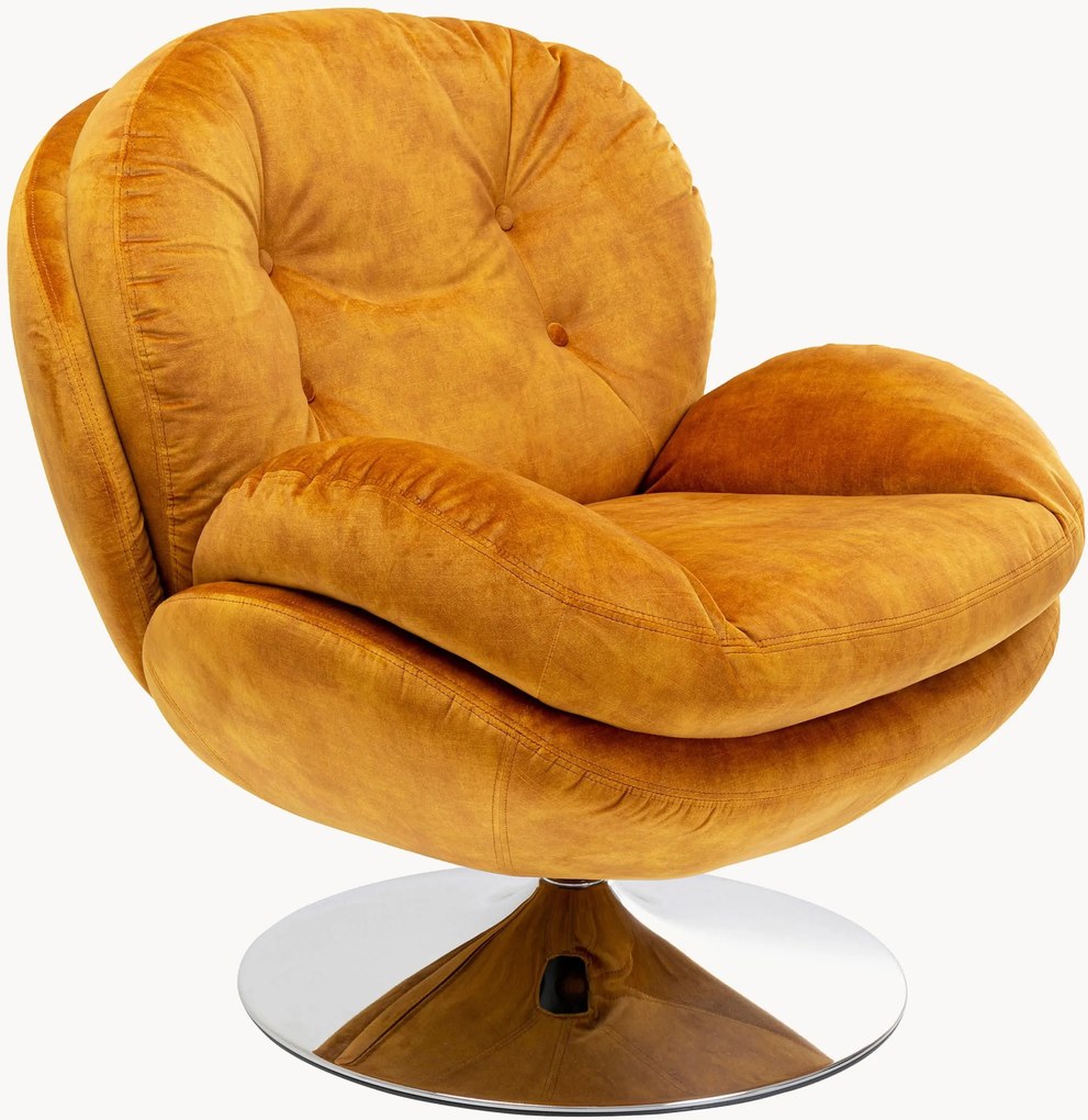 Fluwelen draaistoel Chair Cosy