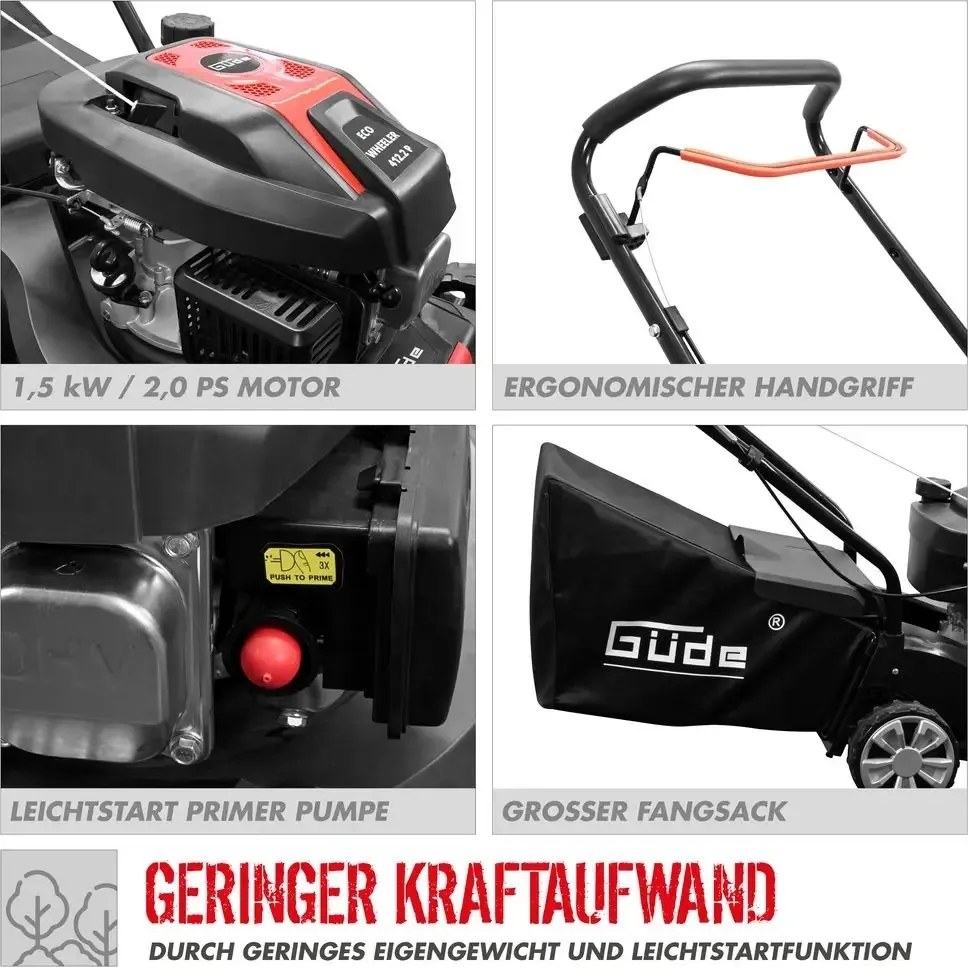 Güde Benzine Grasmaaier Eco Wheeler 412.2 P - 2PK