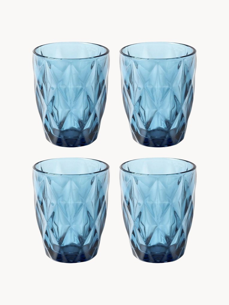 Tumblers Colorado met textuurpatroon, 4-delig
