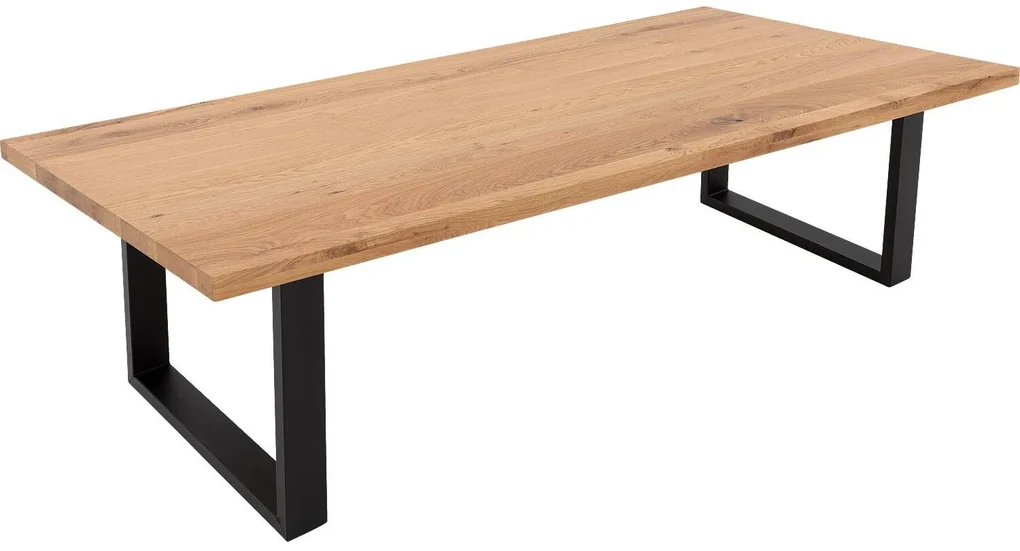 Goossens Eettafel Blade, Strak blad 260 x 100 cm 6 cm dik
