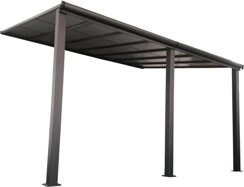 Aluminium terrasoverkapping 3 x 5 m Denver Garden Point antraciet